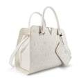 thumbnail image 6 of LIKE DREAMS Midori Satchel Crossbody Bag with Floral Chromatic Pattern and Matching Card Holder, Vegan Leather, Zipper Closure, 6 of 6
