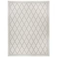 thumbnail image 2 of SAFAVIEH Machine Washable Rug Indoor/Outdoor Bermuda Collection - Bermuda Dulcibella Geometric Diamonds Indoor/Outdoor Area Rug Ivory/Light Grey, 8' x 10', 2 of 8