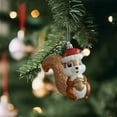thumbnail image 4 of EazyTech Festive Christmas Tree Ornament Cute Animals Pendant Shatterproof Hanging Decoration for Window Home Holiday Party Ambiance Enhancer Gift, 4 of 6