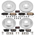 thumbnail image 2 of PowerStop Front and Rear Geomet Coated Brake Rotor and Pad Kit Fits: ACURA HONDA Select Models CRK6327, 2 of 5