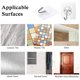 thumbnail image 5 of 12 Piezas Gancho Adhesivo Transparente, Gancho Autoadhesivo Máximo 10 kg, Gancho Adhesivo para Cuadros de Pared, Gancho de Baño, Impermeable, para Baño, Cocina, Pared, Techo, Puerta, Albornoces, 5 of 5