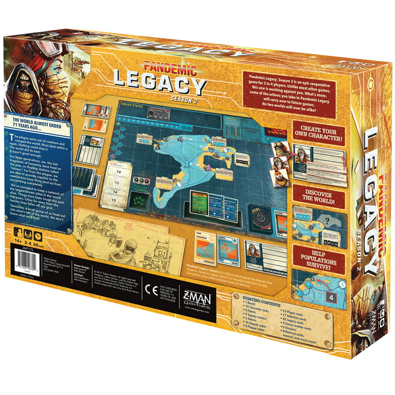 Pandemic Legacy, the Board-Game Series for the Age of the Coronavirus