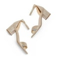 thumbnail image 2 of Rexoro Women Chunky Low Heel Sandals Open Toe Adjustable Ankle Strap Dress Pumps for Wedding Party Daily Wear, 2 of 4