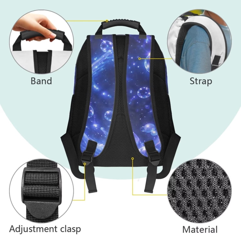Pzuqiu Bubble Tea Axolotl School Backpack Kids Backpacks for Teens