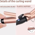 thumbnail image 3 of Rizador de pelo, rizador de pelo automático de cerámica de 38 mm, rizador de turmalina, calentamiento rápido, voltaje dual, para cabello largo y grueso, 3 of 5