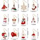 thumbnail image 3 of 12 Paires Boucles D'oreilles Pendantes De Goutte De Nol Stud De Nol Ensemble De Bijoux Boucles D'oreilles De Cadeau De Nol Pour Femmes Filles Enfants, 3 of 5