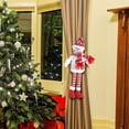 thumbnail image 5 of PATLOLLAV Christmas Curtain Buckle,Xmas Snowman Plush Doll Window Decorations Cartoon Curtain Tieback Curtain Hook for Living Room Bedroom Home Decor (Santa Claus and Snowman Elk Doll Style), 5 of 5
