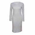thumbnail image 1 of Vestido George Talla G Escote Redondo Gris, 1 of 4