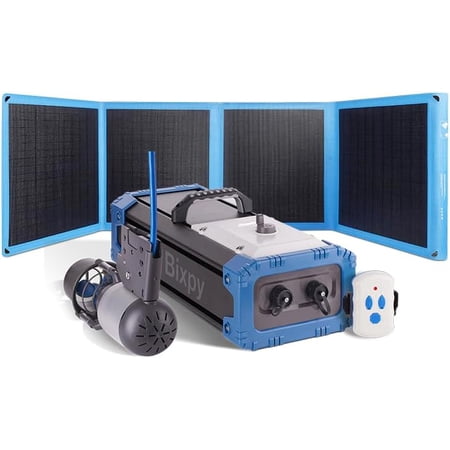 Bixpy Angler Pro Kit with SUN80 Solar Panel, K-1 Motor, PP-768 Power Pack, Wireless Remote Control, Portable Motor System for Kayaks, Paddle Boards, Canoes and Small Watercraft