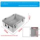 thumbnail image 2 of Caja impermeable de plástico al aire libre enchufe protector caja impermeable caja impermeable, 2 of 10