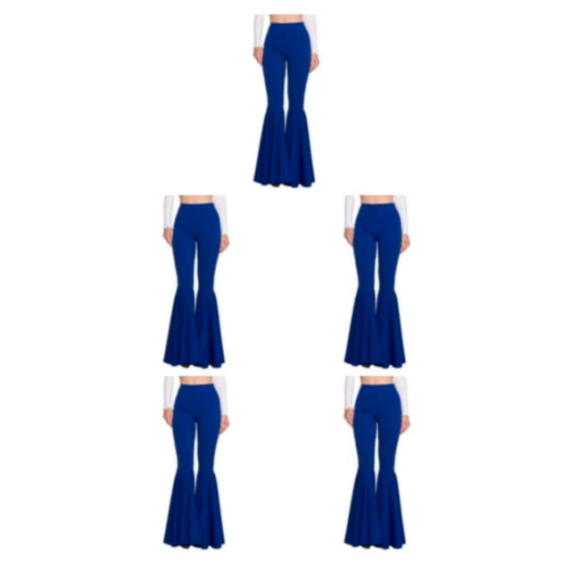 ZheElen Confortable Femmes Pantalon Évasé Extensible Léger Plusieurs Tailles Disponibles Bleu Marine G 5ensemble