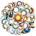 thumbnail image 2 of fantasy Ring Theme Stickers, Waterproof Ring Theme Sticker for Water Bottle Laptop Phone Cases Planner Skateboard Luggage Helmet Party Favor Decor, Ideal for Adults Teens Teacher Rewards, 2 of 9