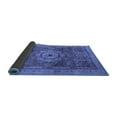 thumbnail image 2 of Ahgly Company Indoor Square Abstract Blue Modern Area Rugs, 8' Square, 2 of 4