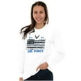 thumbnail image 4 of US Air Force United States Flag Unisex Plus Size Long Sleeve Tee Shirt Brisco Brands 2X, 4 of 5