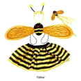 thumbnail image 3 of Guardurnaity Disfraz Con Detalles Precisos Para Niños Disfraz De Abejorro Vestido De Halloween Amarillo F Type3 NO3, 3 of 6