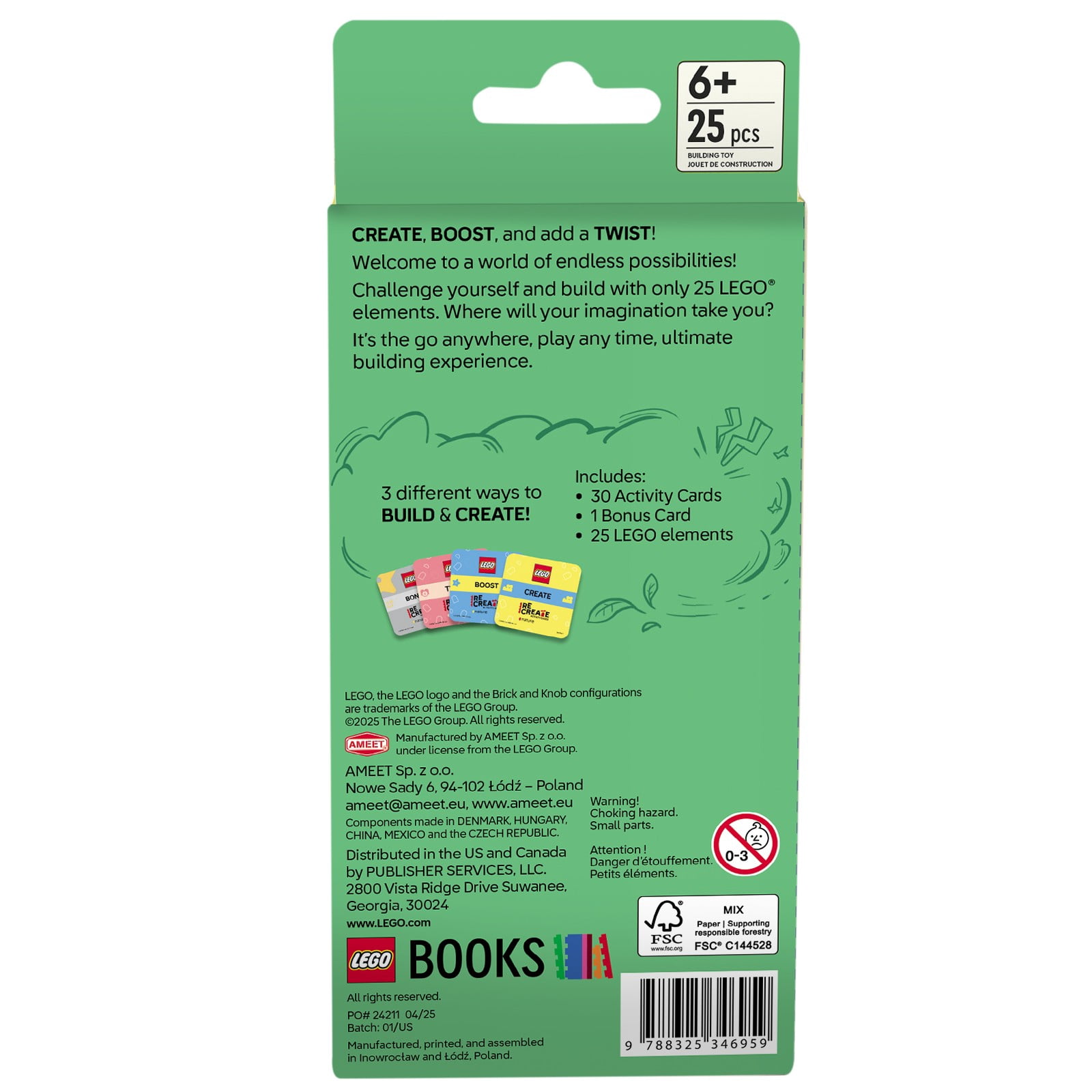 LEGO Activity Card – ReCreate: Nature - Walmart.com