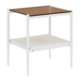 thumbnail image 6 of Set Of 2 Rectangle End Table, Tempered Glass Top, Modern Design for Living Room, 6 of 12