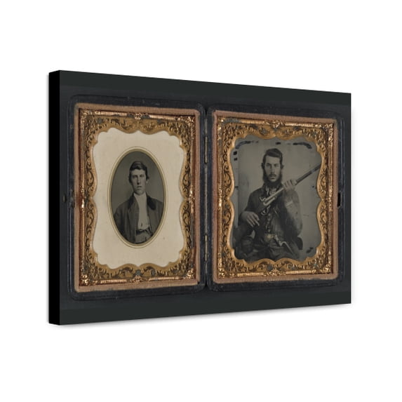 Canvas Print: Sergeant James Bishop White Of Company B, 60th Tennessee Infantry