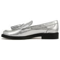 thumbnail image 3 of Franco Sarto Women's Lucia Slip On Loafer Sliver Smooth 8.5M, 3 of 5