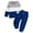 ZE-Blue, variant on Wxirdiow Toddler Boy Clothes Toddler Baby Boy Clothes Set Long Sleeve 2 Piece Hoodie and Sweatpants Fall Winter Outfits for Boys Black Size,6-9 Months