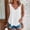 *White, variant on Women's Crochet Lace Asymmetric Hem Sleeveless Top with Wave Trim ,Solid Color V Neck Casual Blouse White,Womens Plus XXL