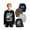 Black/Brown/Gray/Navy Blue, variant on 4 Pack Boys T Shirts Mixed Graphic Long Sleeve Crew Neck T-Shirts for 7-15 Years