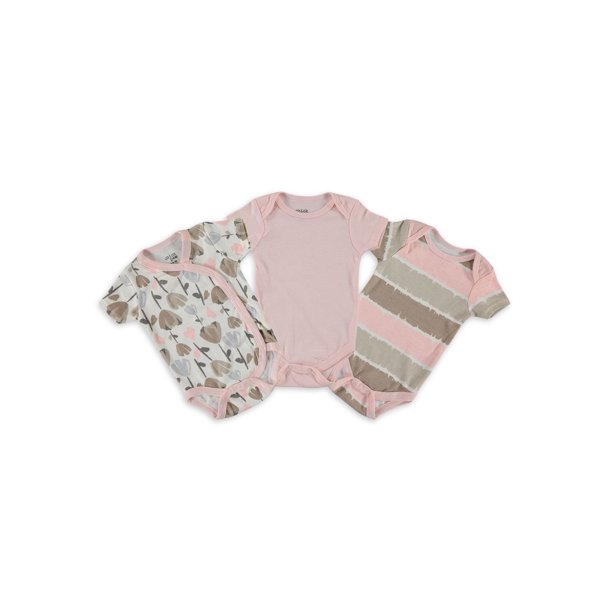 Chick Pea CUTIE PIE BABY INFANT GIRL3PK FASHION BODYSUITS Walmart