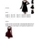 thumbnail image 4 of Mujer Mujer Vestidos góticos Lolita Vestido negro con cordones en capas grunge Vintage Vestidos punk góticos XBTCLXEBCO Púrpura, Grande, 4 of 6