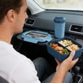 thumbnail image 6 of Honmine Portable Lunch Box, Bento Food Container with Double Layer Compartments, Microwave Safe Meal Prep Kit with Utensils for Work, Picnic, Travel, 6 of 6