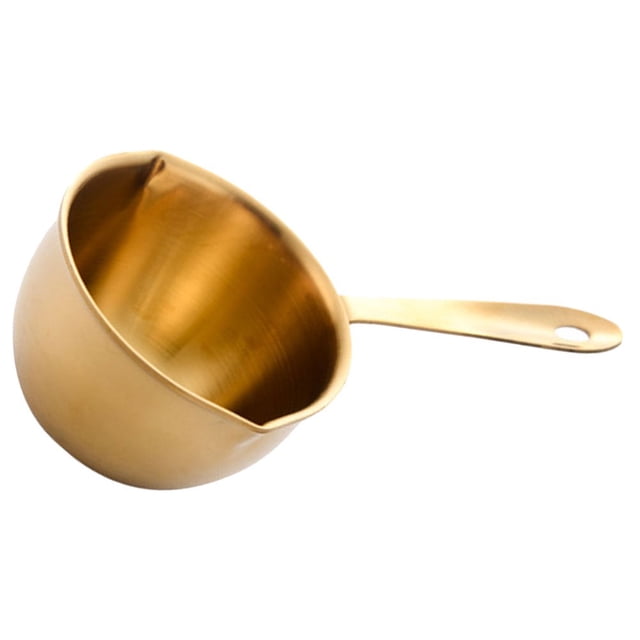 HLONK Mini Pan Pour Oil Pot Stainless Steel Small Flat Skillet Wok Household Sauce Saute Pots for Cooking