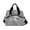 Silver Metal Flower Pattern, variant on Insulated Crossbody Lunch Bag 10L Lunch Tote with Adjustable Shoulder Strap for Work Office Picnic Serene Blue Lotus Flower