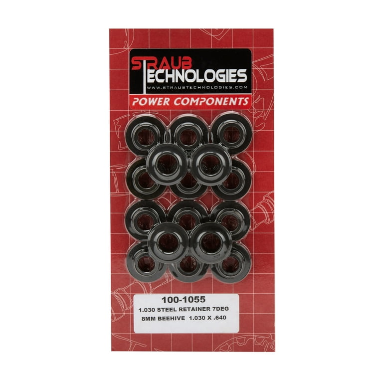 Straub Technologies Valve Spring Retainers 1.055 8mm 7-Deg 16pk Straub Technologies Valve Spring Retainers 1.055 8mm 7-Deg 16pk
