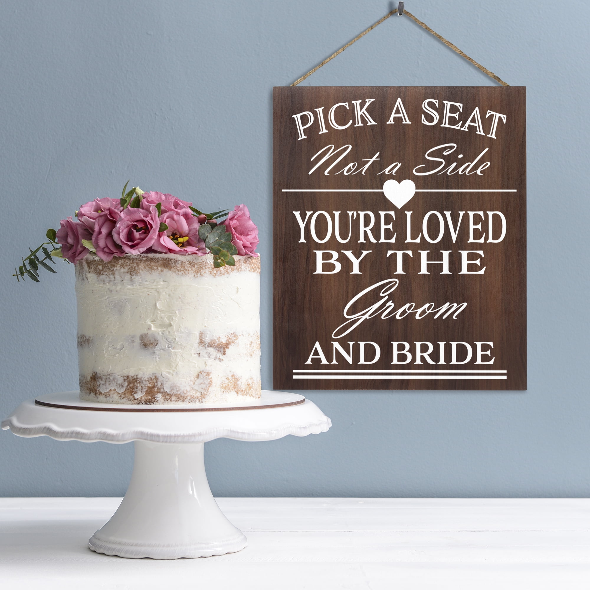Unique Rusticpick a seat not a siderustic wedding wood sign,wedding decor  ,wedding party entrance signs - AliExpress