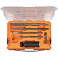 thumbnail image 2 of Klein Tools 32755SD SDS Plus Hammer Drill and Chisel Bit Set, Flat Chisel and Bull Point Tips, Use with Rotary Hammer Drills and Handheld Pry Bars, 6, 2 of 11
