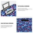 thumbnail image 3 of Pofeuu Blue Skull Flower Print Luggage Suitcase Cover Protector Luggage Washable Covers Aesthetic for 18/24/28/32 inch Luggage（No luggage included）-Medium, 3 of 7