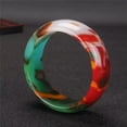 thumbnail image 2 of GKNET China Natural 56-66mm Multicolor Jade Jadeite HandCarved Bracelet Bangle Healing-64-66mm, 2 of 4