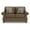 Brown, variant on Bowery Hill Modern / Contemporary Faux Leather Brown Finish Loveseat