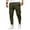 EF06_Army Green, variant on Resicozy Causal Cargo Sweatpants for Men Drawstring Waist Joggers with Pockets Soft Athletic Workout Track Pants Army Green 3XL