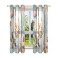 thumbnail image 7 of Yayeee Window Curtains Set of 2 for Living Room Light Filtering 63"x42", Whimsical Rose, 7 of 7