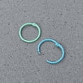 ETEREAUTY 50 Pcs Hinged Rings Binding Rings Large Rings to Binding