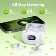 thumbnail image 3 of Wireless Earbud, Bluetooth Headphones 60H Ear Buds Bass Stereo Earphones Noise Cancelling Earbud with 4 ENC Mic in-Ear Bluetooth Earbud USB-C IPX7 Waterproof, 3 of 6