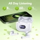 thumbnail image 3 of Auricular Inalámbrico, Audífonos Bluetooth 60H Audífonos Estéreo con Bajos Cancelación de Ruido con 4 Micrófonos ENC in-Ear Auricular Bluetooth USB-C IPX7 Impermeable, 3 of 6