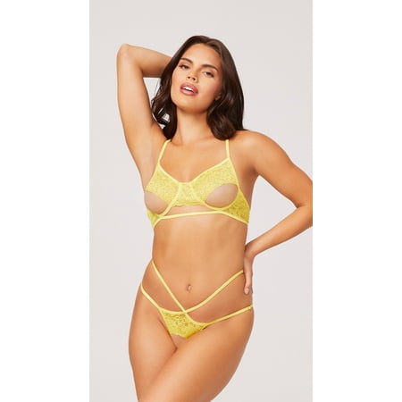 

Espiral Yandy Yandy Time To Play Crotchless Bra Set