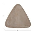 thumbnail image 2 of Bloomingville Mango Wood Tray, Triangular Shaped, 2 of 5