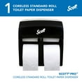 thumbnail image 2 of Scott Mod High Capacity SRB Dispenser - Roll Dispenser - 4 x Roll - 12.8" Height x 11.3" Width x 6.2" Depth - Plastic - Black - Compact, Durable, 2 of 9