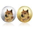 thumbnail image 4 of Muyoka 5 piezas de monedas conmemorativas Dogecoin chapadas en oro o plata, monedas de colecci贸n con patr贸n de perro, 4 of 7