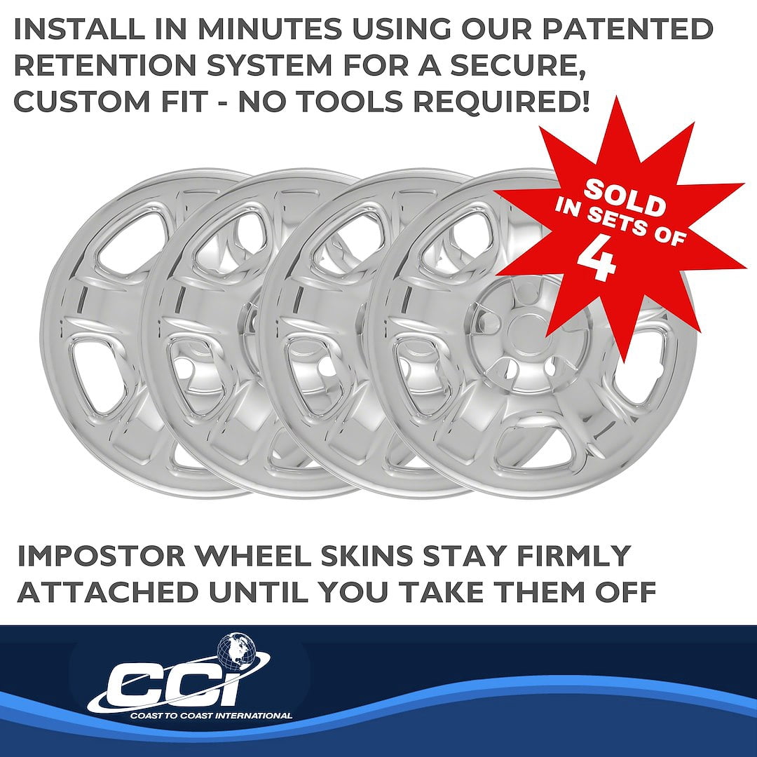 Coast To Coast IWCIMP40X 5 Spoke Chrome Plated 16" Wheel Cover