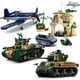 thumbnail image 2 of Tanque de batalla militar de los EE. UU., Sherman, Panzer, F4U-1, Corsair, modelo, bloques de construcción, WW2, vehículo del Ejército de la Guerra del Pacífico, figuras de soldado, juguete, 2023, 2 of 4