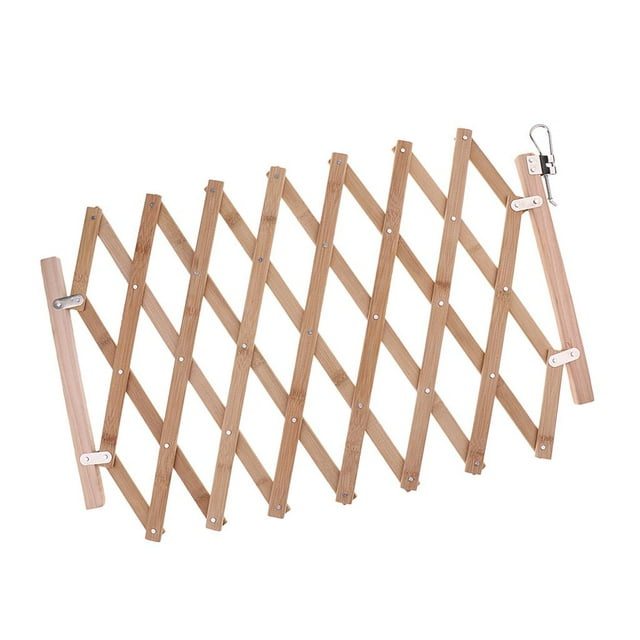 Wood Folding Gate Expandable Cat Dog Divider Gate for Small Pet