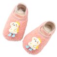 thumbnail image 4 of Zapatos de calcetín para bebé, cómodos, cálidos, antideslizantes, suela suave, calcetines para caminar para niños para Otoño Invierno M, 4 of 5